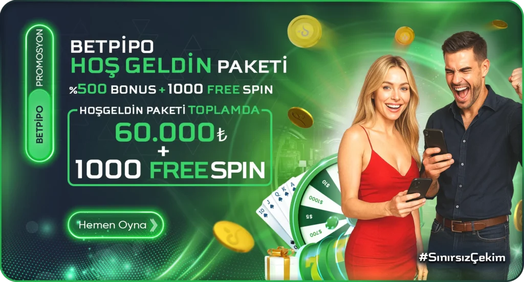 Betpipo hoş geldin bonusu kampanyası